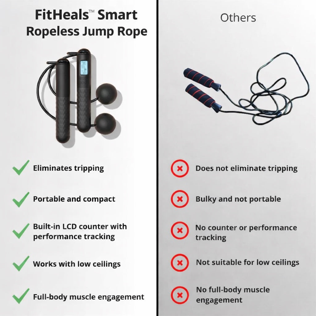 FITHEALS™ Skipping Rope with Counter.